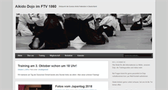 Desktop Screenshot of aikido-in-frankfurt.de